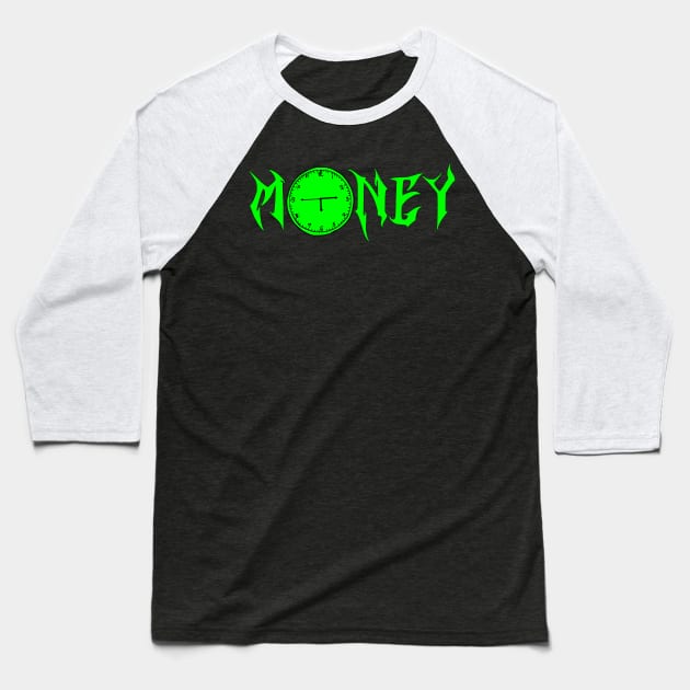 money Baseball T-Shirt by Oluwa290